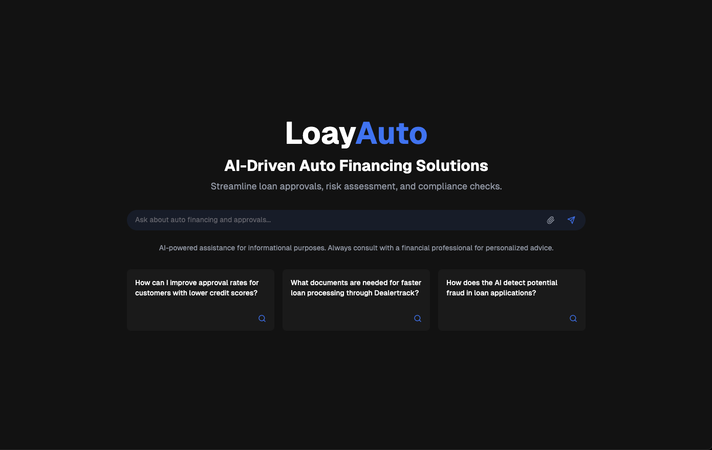 AI Finance & Loan Processing